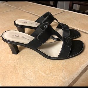 John Romaine Black size 7 dress shoes